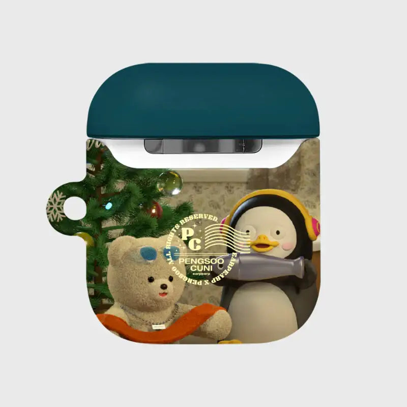 Earpearp x Pengsoo - Christmas Present AirPods Hard Case (Brown) - Earpearp x Pengsoo - AirPods Case - Harumio