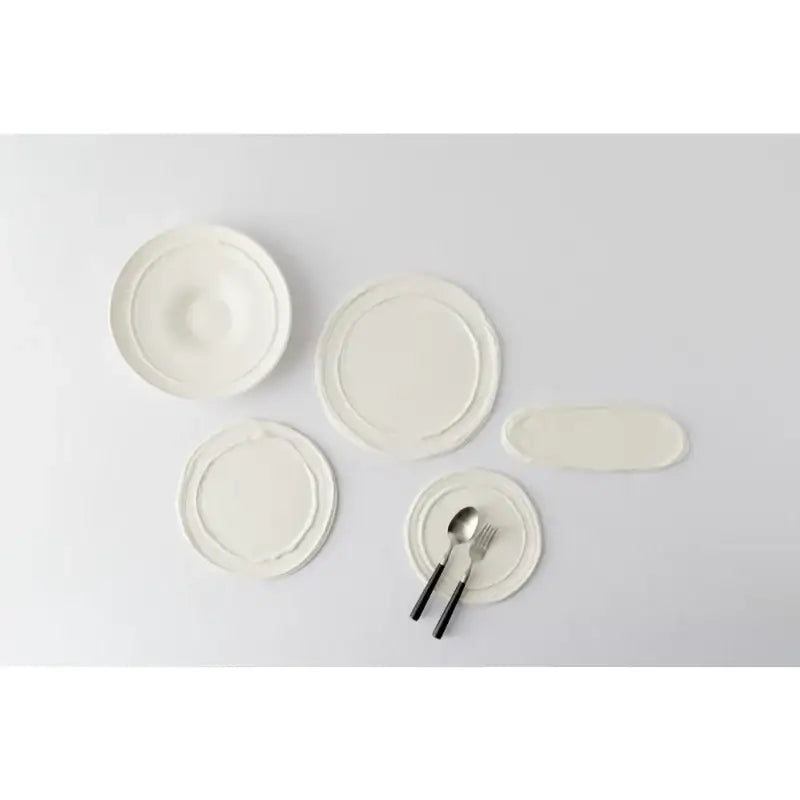 Chaora - White Memories Round Plate - Chaora - Tableware - Harumio