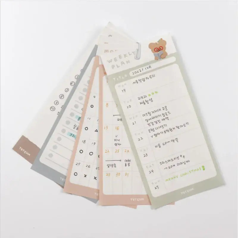 Teteum - Long Memo Pad - Teteum - Stationary - Harumio