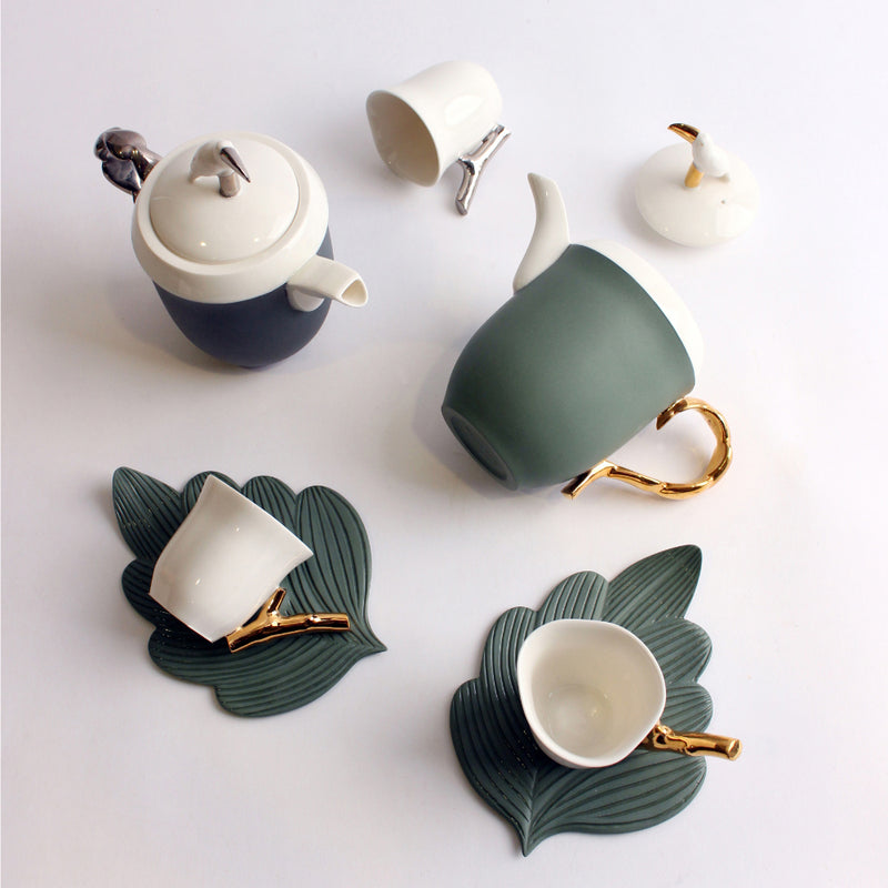 Yido - Yido Ordinary Teapot Set (Leaf)