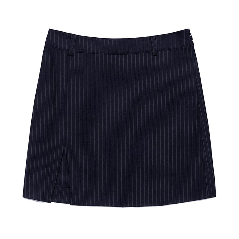 Kirsh - Slit Point Skirt - Navy