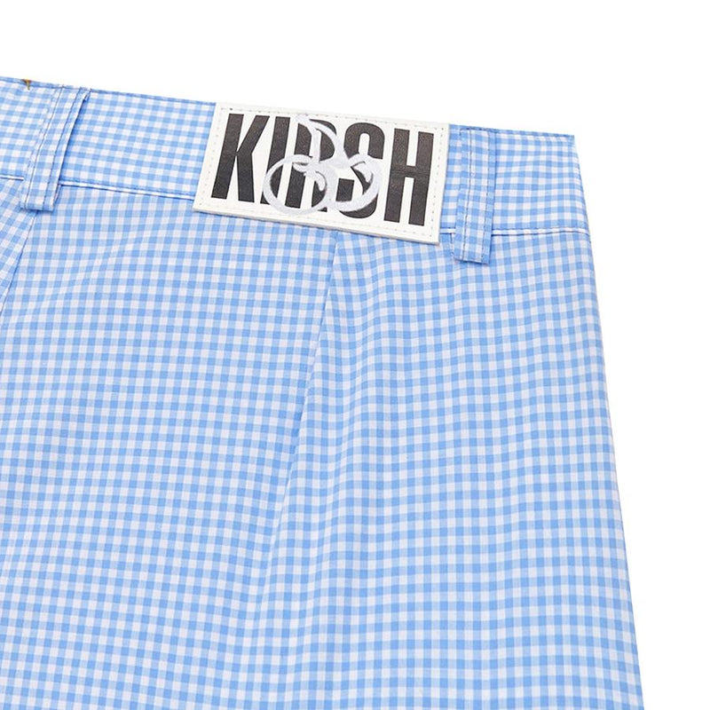 Kirsh - Gingham Check Shorts - Blue