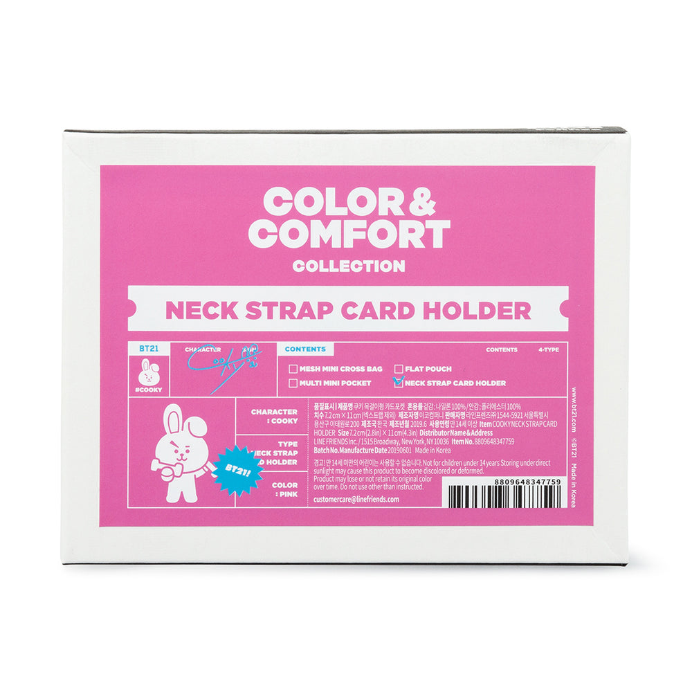 BT21 x Fennec - Neck Strap Card Holder