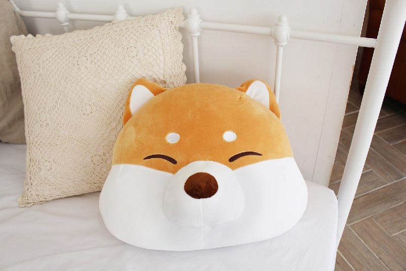 Mochi Mochi - Shiba & Husky Face Cushion