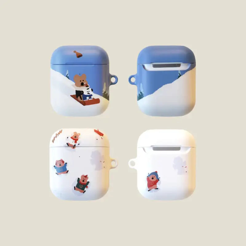 Dinotaeng - Snow in Marshville AirPods Hard Case - Dinotaeng - AirPods Case - Harumio