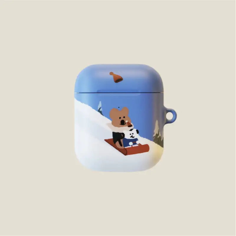 Dinotaeng - Snow in Marshville AirPods Hard Case - Dinotaeng - AirPods Case - Harumio