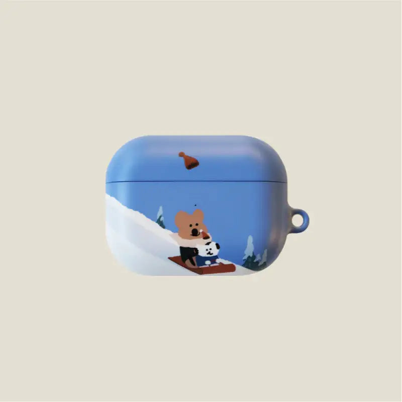 Dinotaeng - Snow in Marshville AirPods Hard Case - Dinotaeng - AirPods Case - Harumio
