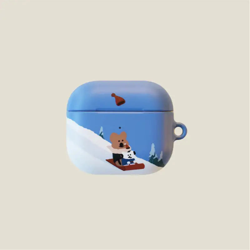 Dinotaeng - Snow in Marshville AirPods Hard Case - Dinotaeng - AirPods Case - Harumio