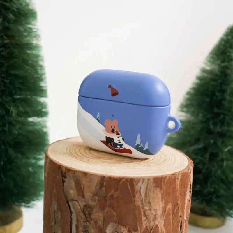 Dinotaeng - Snow in Marshville AirPods Hard Case - Dinotaeng - AirPods Case - Harumio