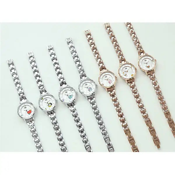 BT21 x OST - Silver Metal Watch - Mang - BT21 - Watches - Harumio