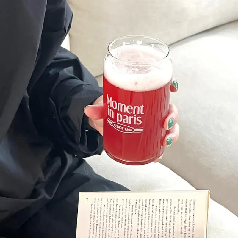 Mademoment - A Moment In Paris Beer Cup - Mademoment - Glass Cup - Harumio