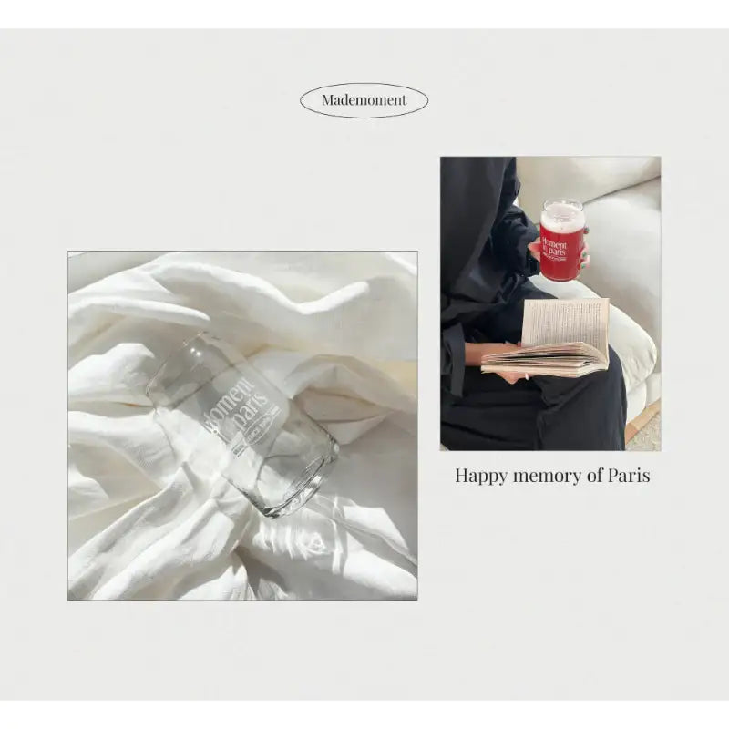 Mademoment - A Moment In Paris Beer Cup - Mademoment - Glass Cup - Harumio