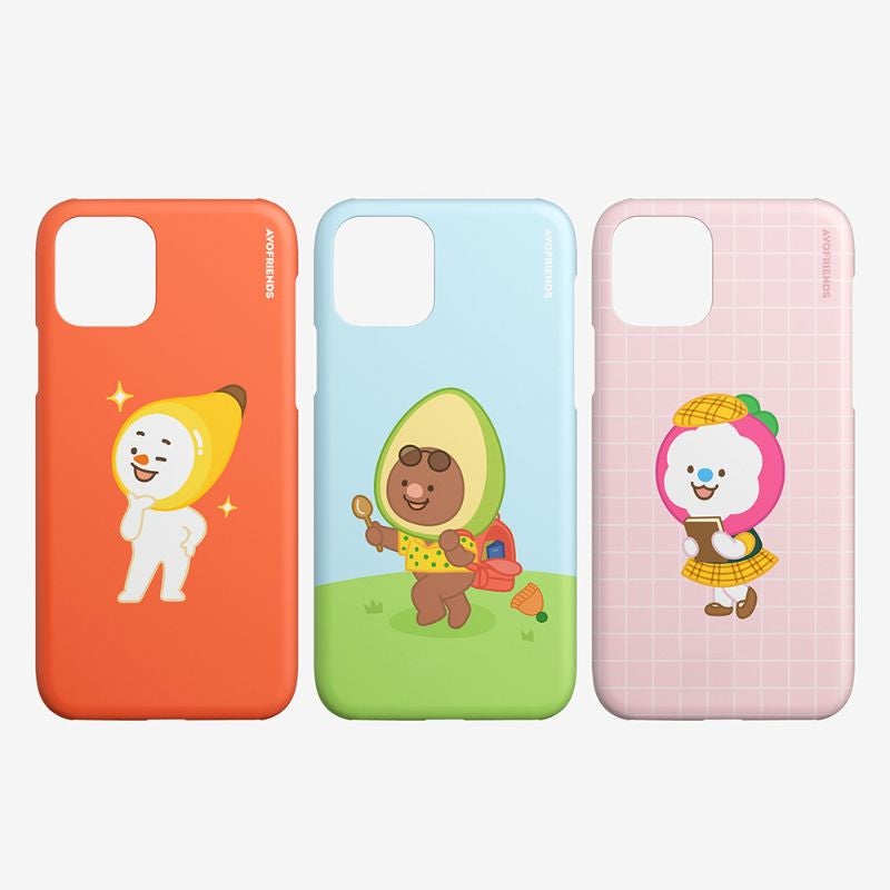 Avofriends - Avofriends Character Hard Phone Case - AVOFRIENDS - Mobile Phone Cases - Harumio