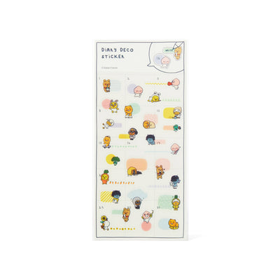 Kakao Friends - Happy Week Diary Deco Sticker