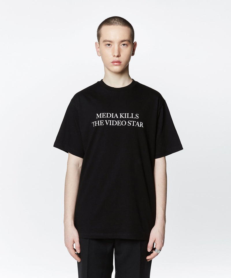 Sleazy Corner - Media Kills T-shirt - Black