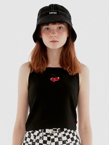 Kirsh - Cherry Print Tank Top - Black