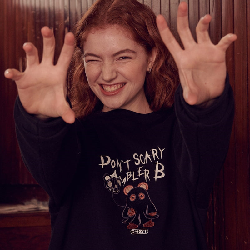 Ambler - Ghost Bear Overfit Hoodie Sweatshirt