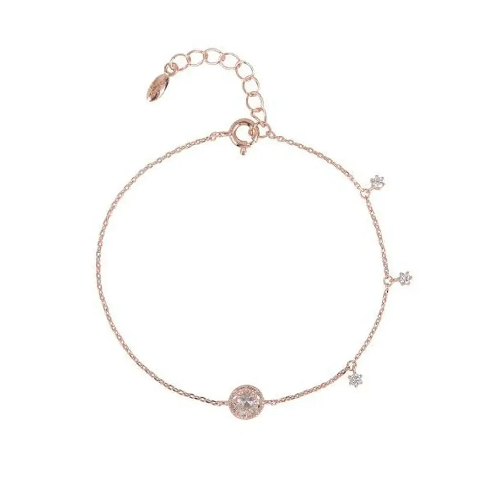 CLUE - Shining Point Cubic Chain Silver Bracelet - CLUE - Accessories - Harumio