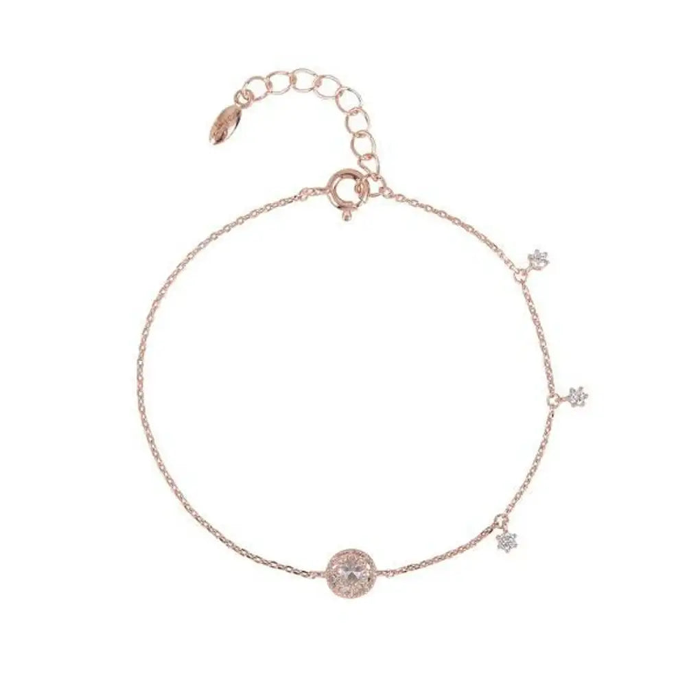 CLUE - Shining Point Cubic Chain Silver Bracelet - CLUE - Accessories - Harumio