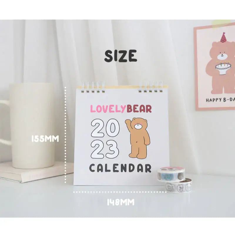 Momopop - 2023 Lovely Bear Desk Calendar - Momopop - Calendar - Harumio