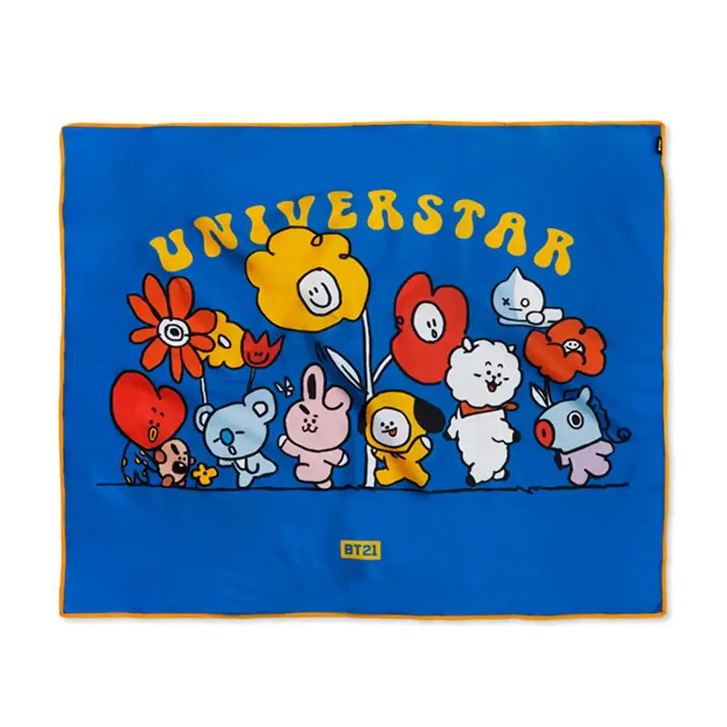 BT21 - Flower Collection - Picnic Mat Set - BT21 - Picnic Mat - Harumio