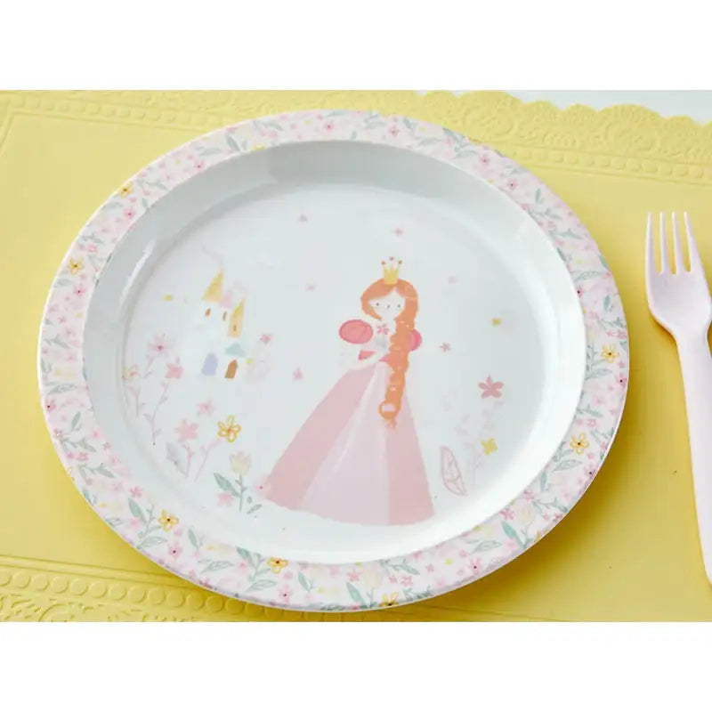 Korean Swan Lake - Melamine Round Plate - Modern House - Plates - Harumio