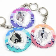 Legal Pirate Parfait - Acrylic Charm Keyring - Webtoon Shop - Keyrings - Harumio