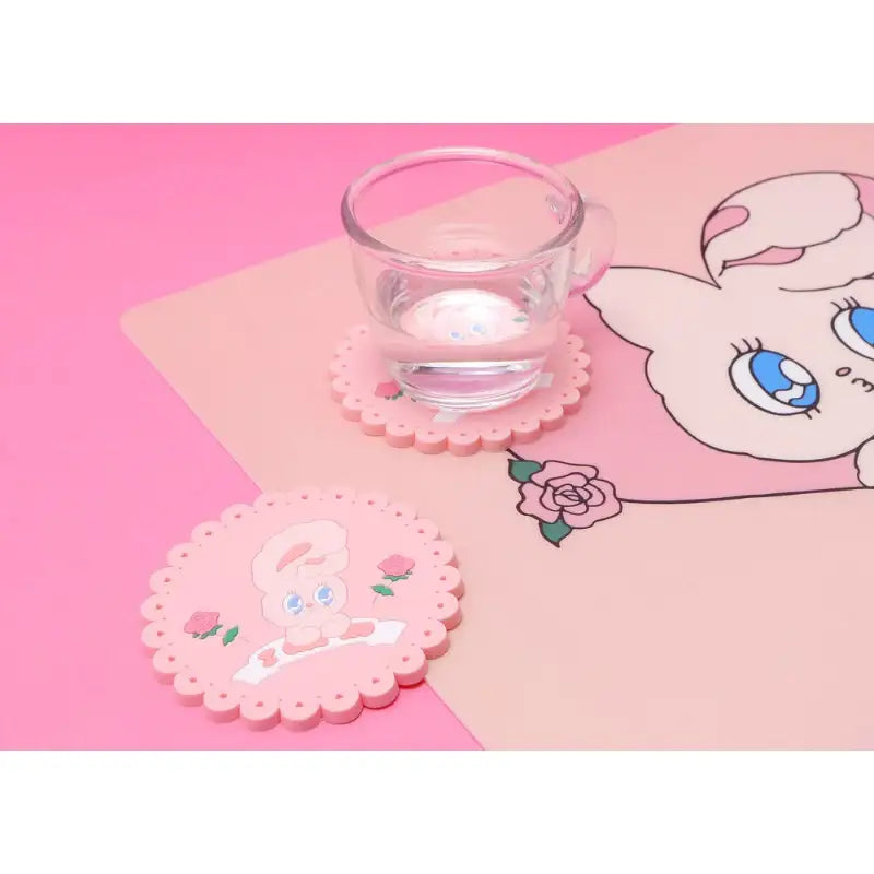 Esther Bunny - Esther Loves You Coaster - Esther Bunny - Tableware - Harumio