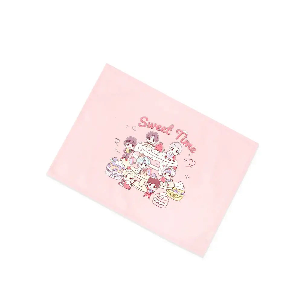 BTS - TinyTAN Sweet Time Kitchen Fabric - BTS TinyTAN - Home & Living, Accessories - Harumio