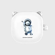 Earpearp x Pengsoo - Space Pengsoo Clear Hard Case - Earpearp x Pengsoo - Buds Case - Harumio