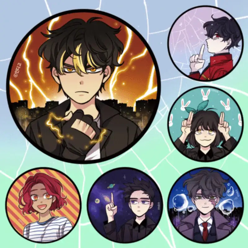 Heroes Plan B - Lenticular Toon Socket - Webtoon Shop - Griptoks - Harumio