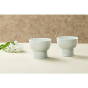 Chaora - White Porcelain High Heel Bowl - Chaora - Tableware - Harumio