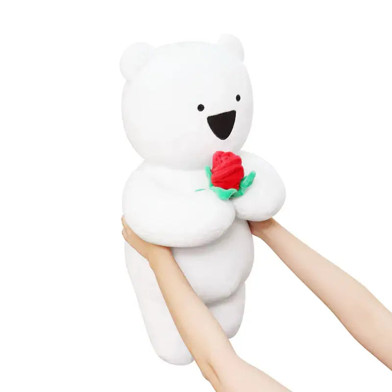 Overaction Bunny - Bear with Rose Plushie (60cm) - Overaction Bunny - Plushie - Harumio