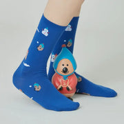 Dinotaeng - Marshville Snow Fight Single Socks - Dinotaeng - Socks - Harumio