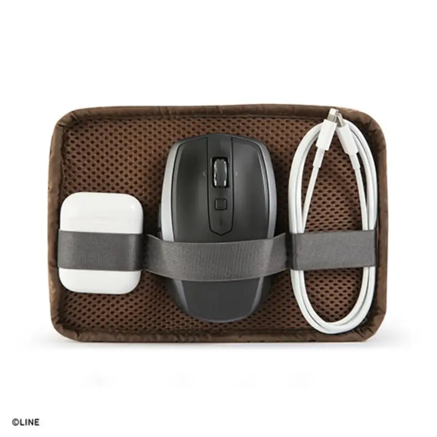 Monopoly x LINE - Brown and Friends - Mini Cable Pouch - Monopoly - Accesories - Harumio