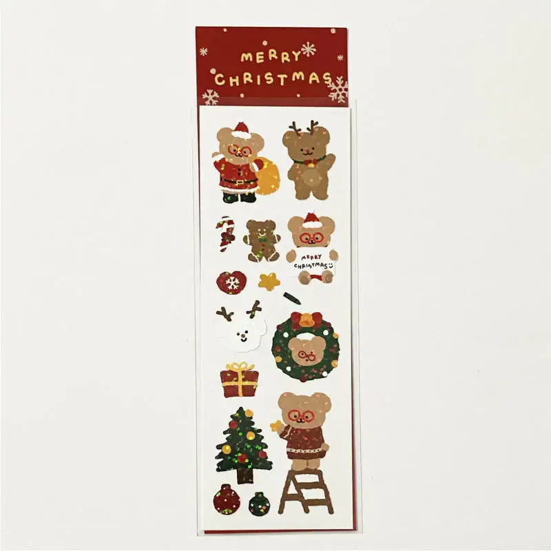 Teteum - Christmas Sticker - Teteum - Sticker - Harumio