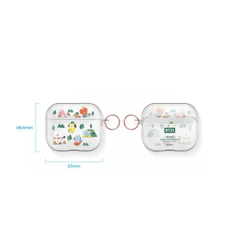 BT21 - AirPods And AirPods Pro Clear Case - LINE FRIENDS - AirPods Case - Harumio