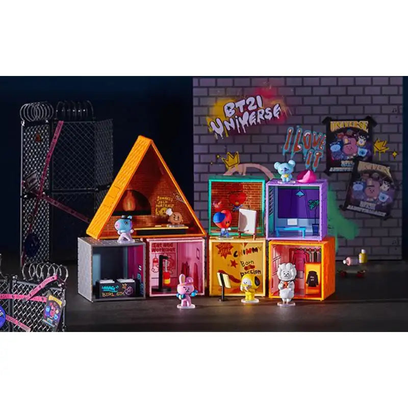 BT21 - 5th Anniversary Mini House Figure Set - Line Friends - Accessories - Harumio