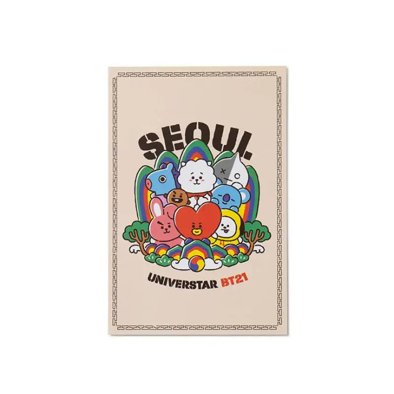 BT21 - City Edition Postcard Set - LINE FRIENDS - Postcard - Harumio