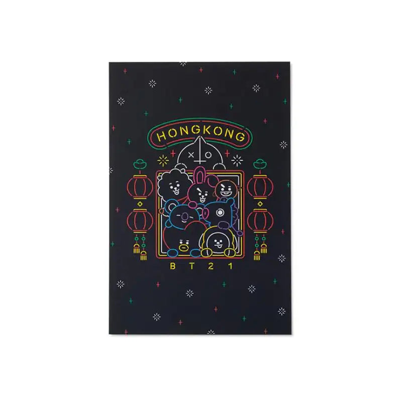 BT21 - City Edition Postcard Set - LINE FRIENDS - Postcard - Harumio