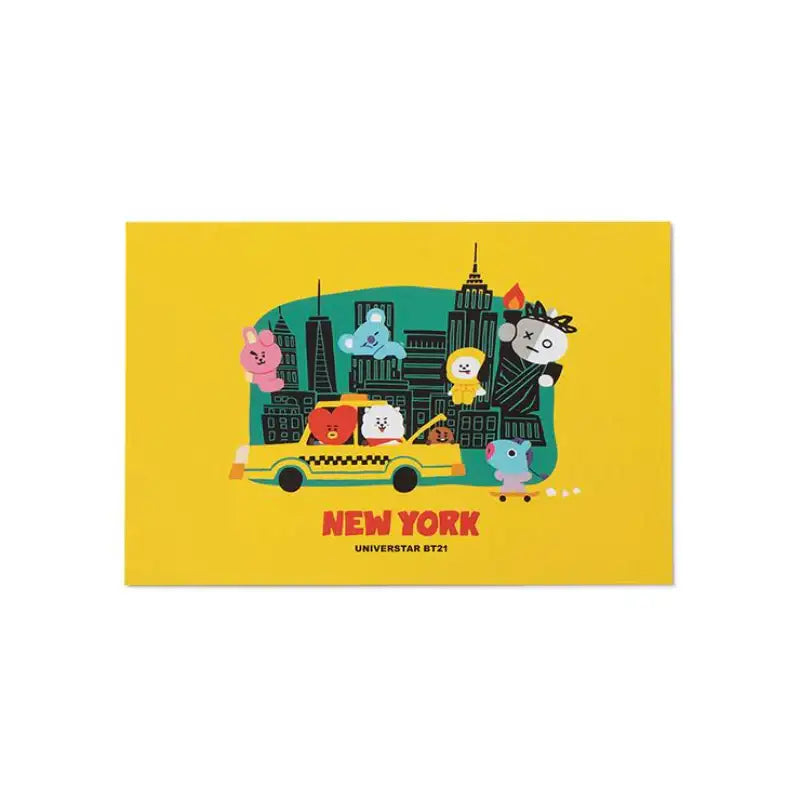 BT21 - City Edition Postcard Set - LINE FRIENDS - Postcard - Harumio