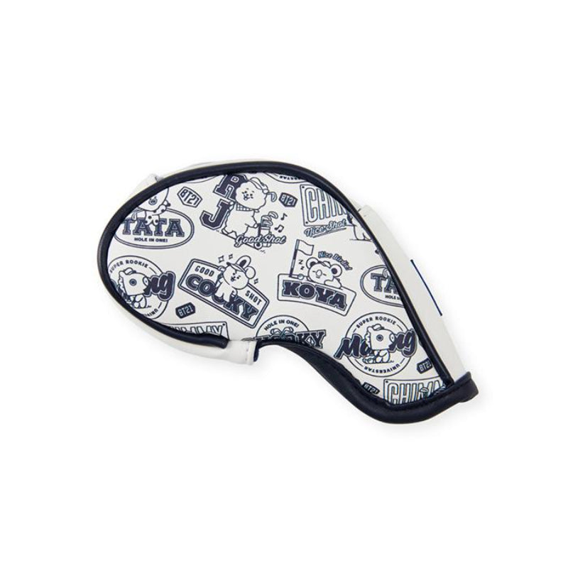 BT21 - Blue Pattern Golf Hole In One Iron Cover Set