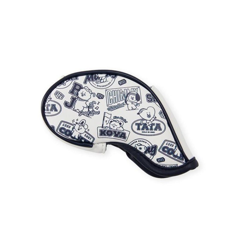 BT21 - Blue Pattern Golf Hole In One Iron Cover Set