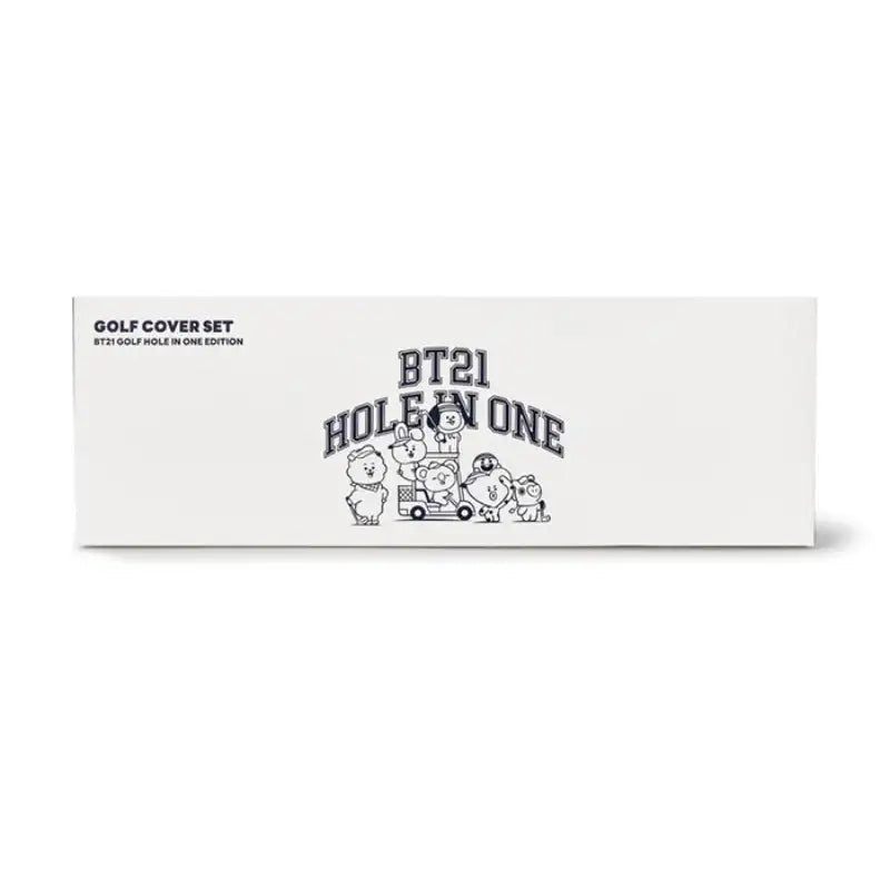 BT21 - Hole in One Blue Pattern Golf Head Cover Set - LINE FRIENDS - Sport Goods - Harumio