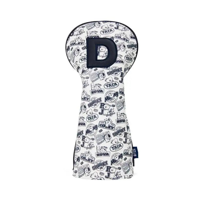 BT21 - Hole in One Blue Pattern Golf Head Cover Set - LINE FRIENDS - Sport Goods - Harumio