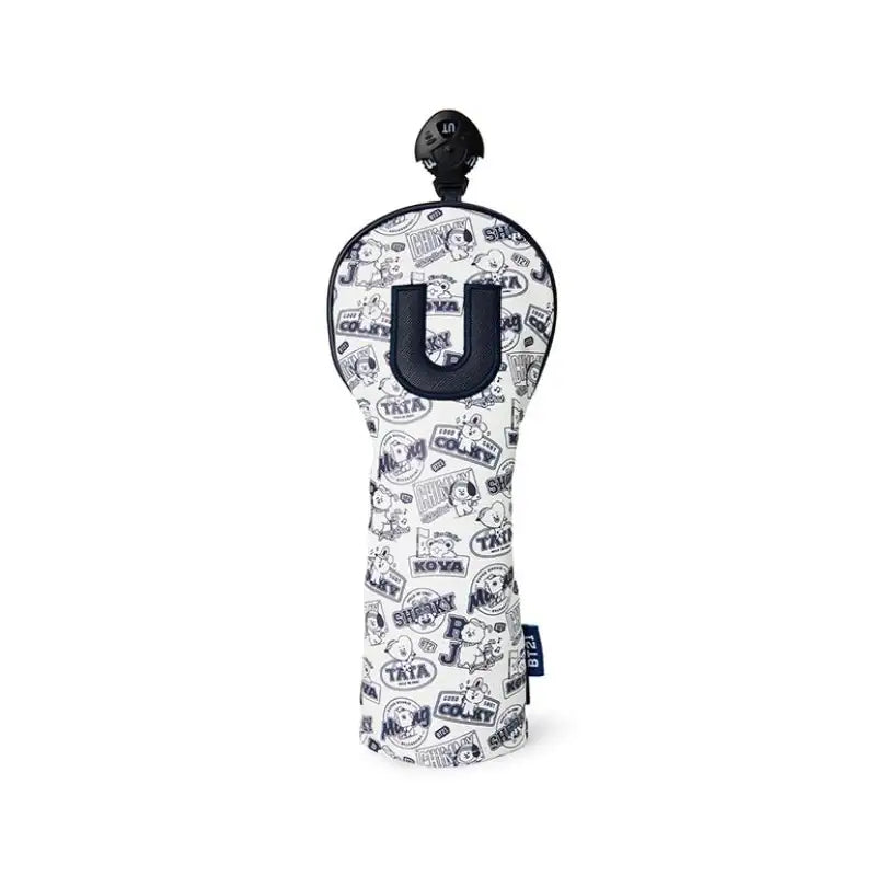 BT21 - Hole in One Blue Pattern Golf Head Cover Set - LINE FRIENDS - Sport Goods - Harumio