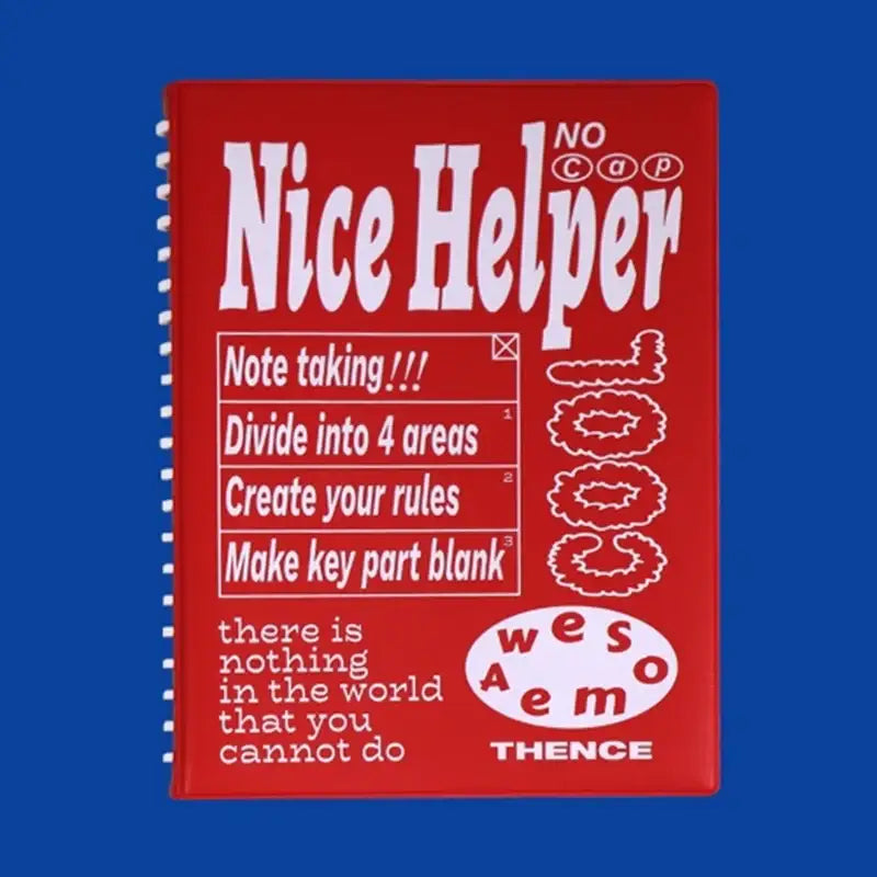 THENCE - Loose Leaf Binder Note - Nice - THENCE - Binder Note - Harumio