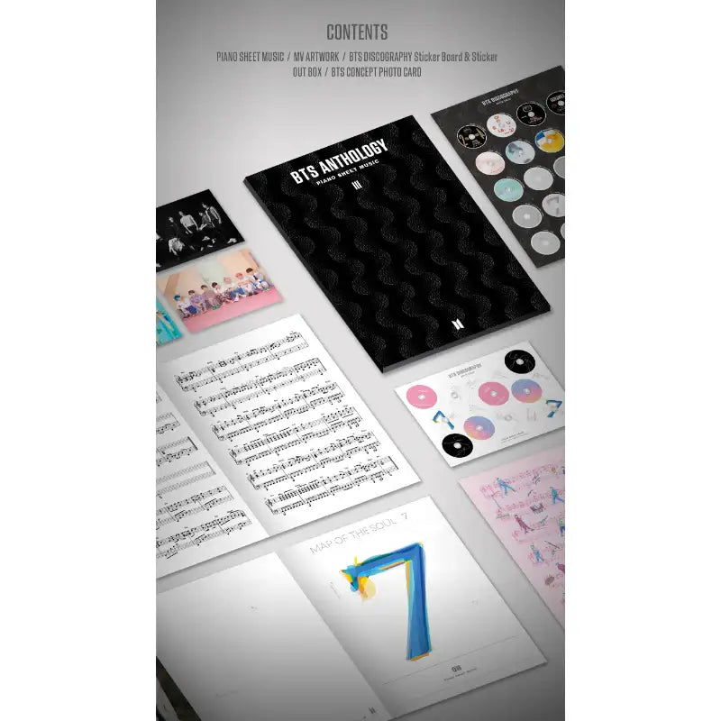 BTS - Piano Sheet Music <BTS Anthology 1,2,3,4> - BTS - Music - Harumio