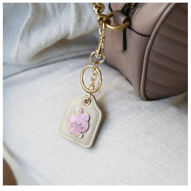 Monopoly x BT21 - Baby Leather Metal Keyring - Monopoly - Keyring - Harumio