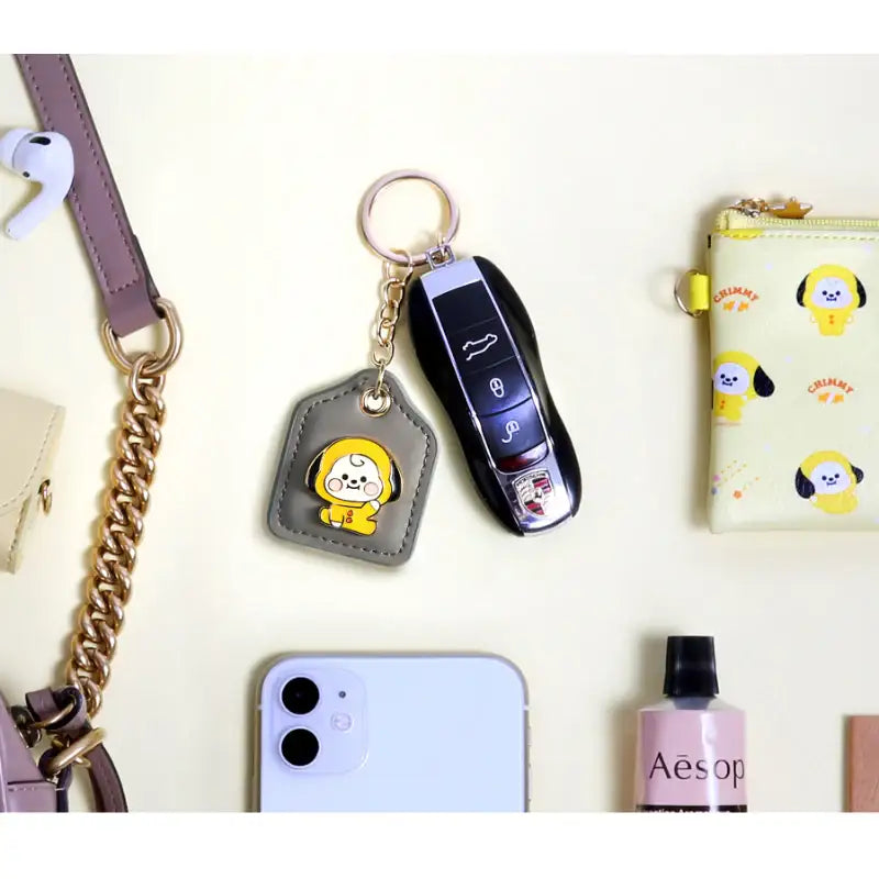 Monopoly x BT21 - Baby Leather Metal Keyring - Monopoly - Keyring - Harumio